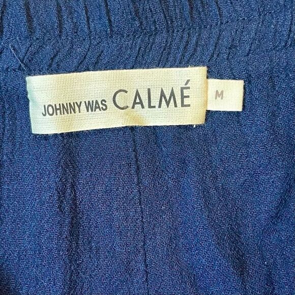 Johnny Was Calme Pom Pom Easy Gauze Maxi Skirt Medium - Picture 6 of 9